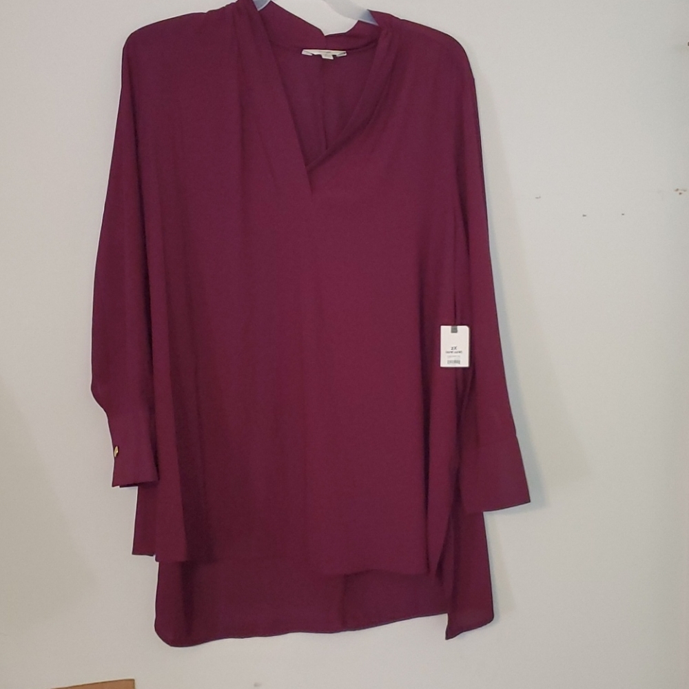 TERRA AND SKY WOVEN TUNIC SIZE 2XL